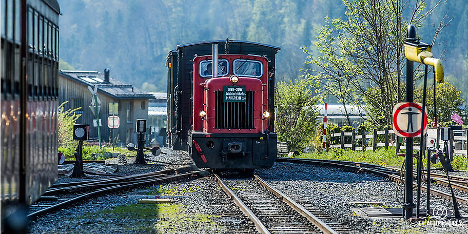 Heute erinnert die Museumsbahn „Wälderbähnle“ an die gute alte Zeit auf schmaler Spur