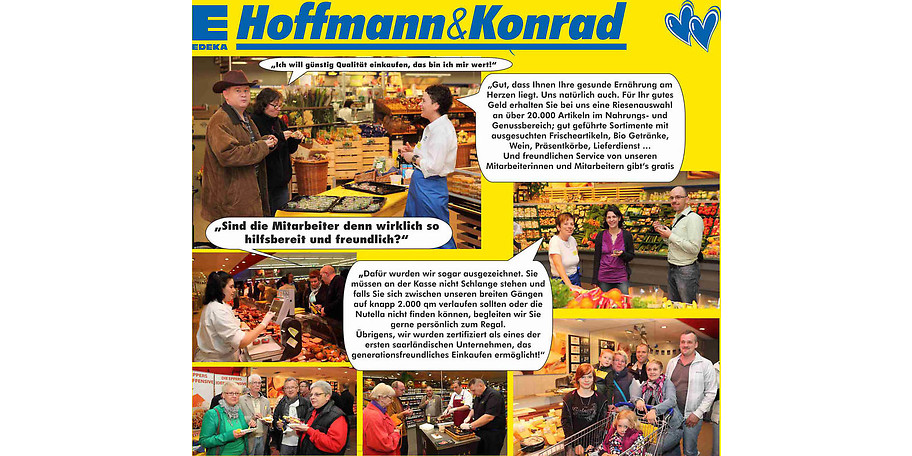Das nette Personal im Aktivmarkt Hoffmann & Konrad freut sich auf Ihren Besuch
