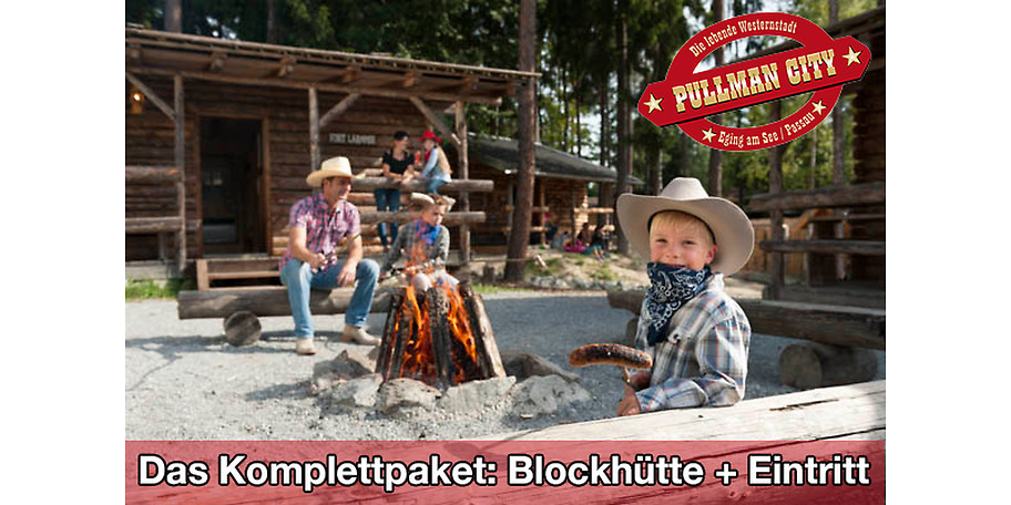 Das Komplettpaket für die ganze Familie. Übernachten in der Westernstadt mit Lagerfeueratmosphere.
