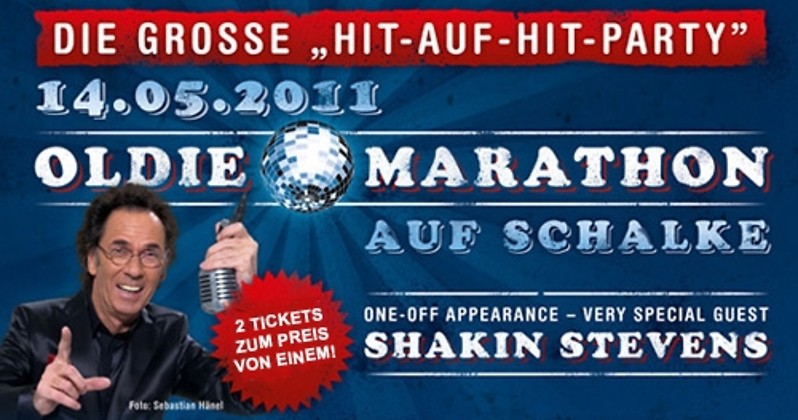 Gutschein f&uuml;r Unterrang Sitzplatz - zwei Tickets zum Preis von einem! von Oldiemarathon auf Schalke