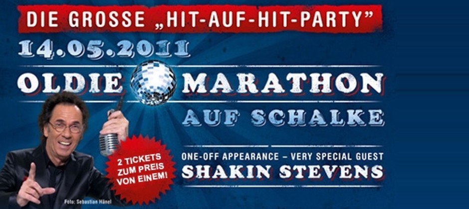 Gutschein f&uuml;r Unterrang Sitzplatz - zwei Tickets zum Preis von einem! von Oldiemarathon auf Schalke