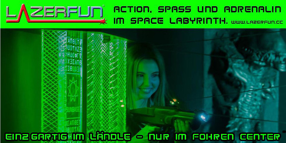 Bei LAZERfun wird Ihnen garantiert nicht langweilig
