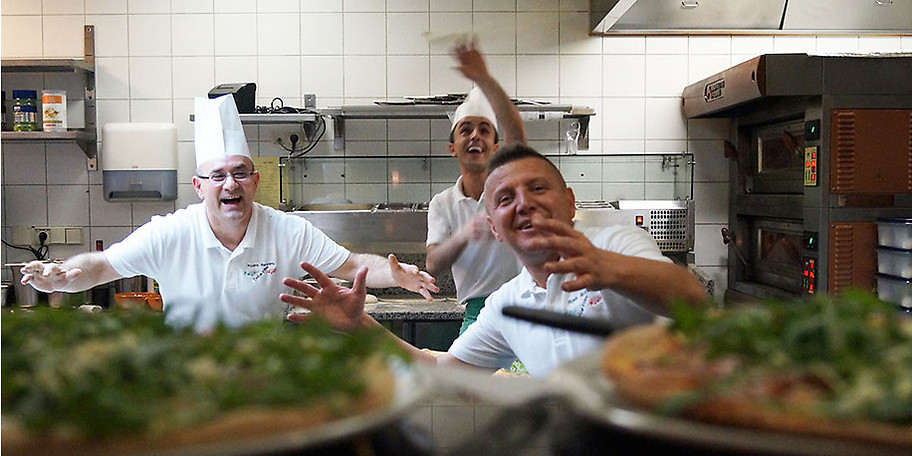 Italienische Spezialitäten vom besten Team