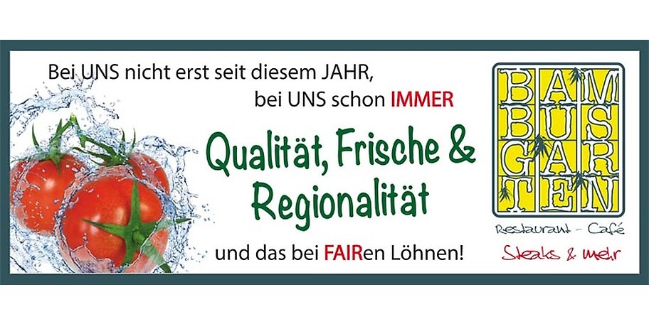 Qualität, Frische & Regionalität