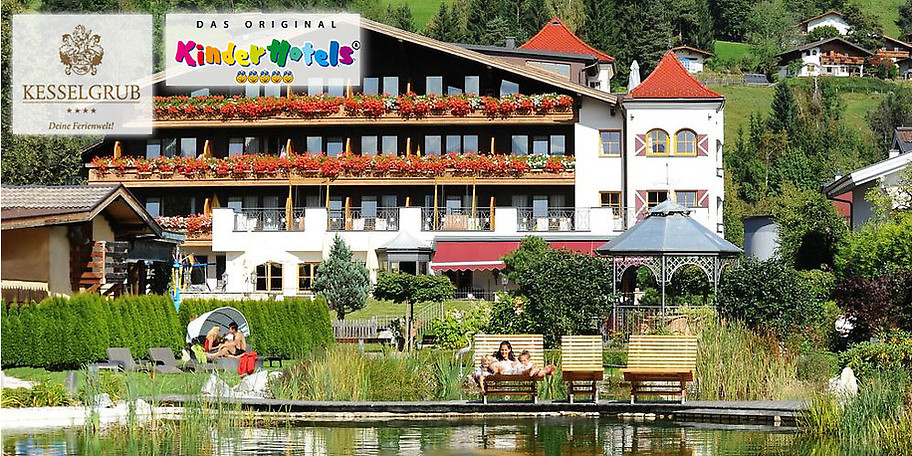 Wunderbare Außenansicht auf die Kesselgrubs Ferienwelt**** in Altenmarkt/Zauchensee