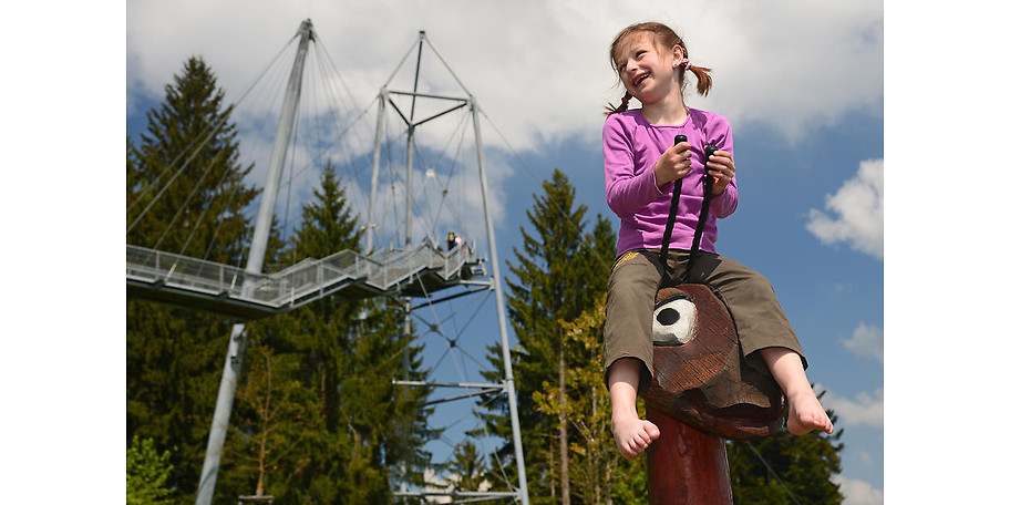 Spiel und Spaß im skywalk allgäu Naturerlebnispark