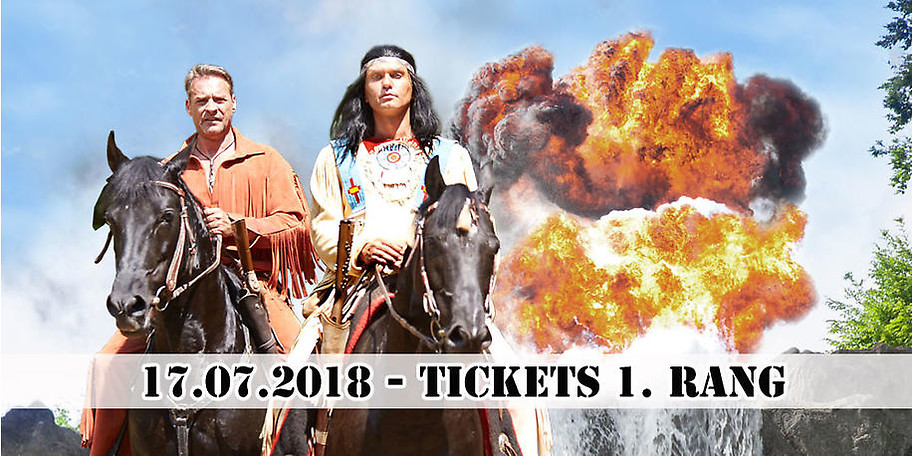 Freuen Sie sich auf die Karl May Festspiele am 17.07.2018 in Elspe!