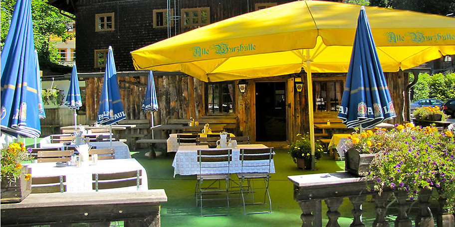 Entspannen Sie sich in unserem Biergarten